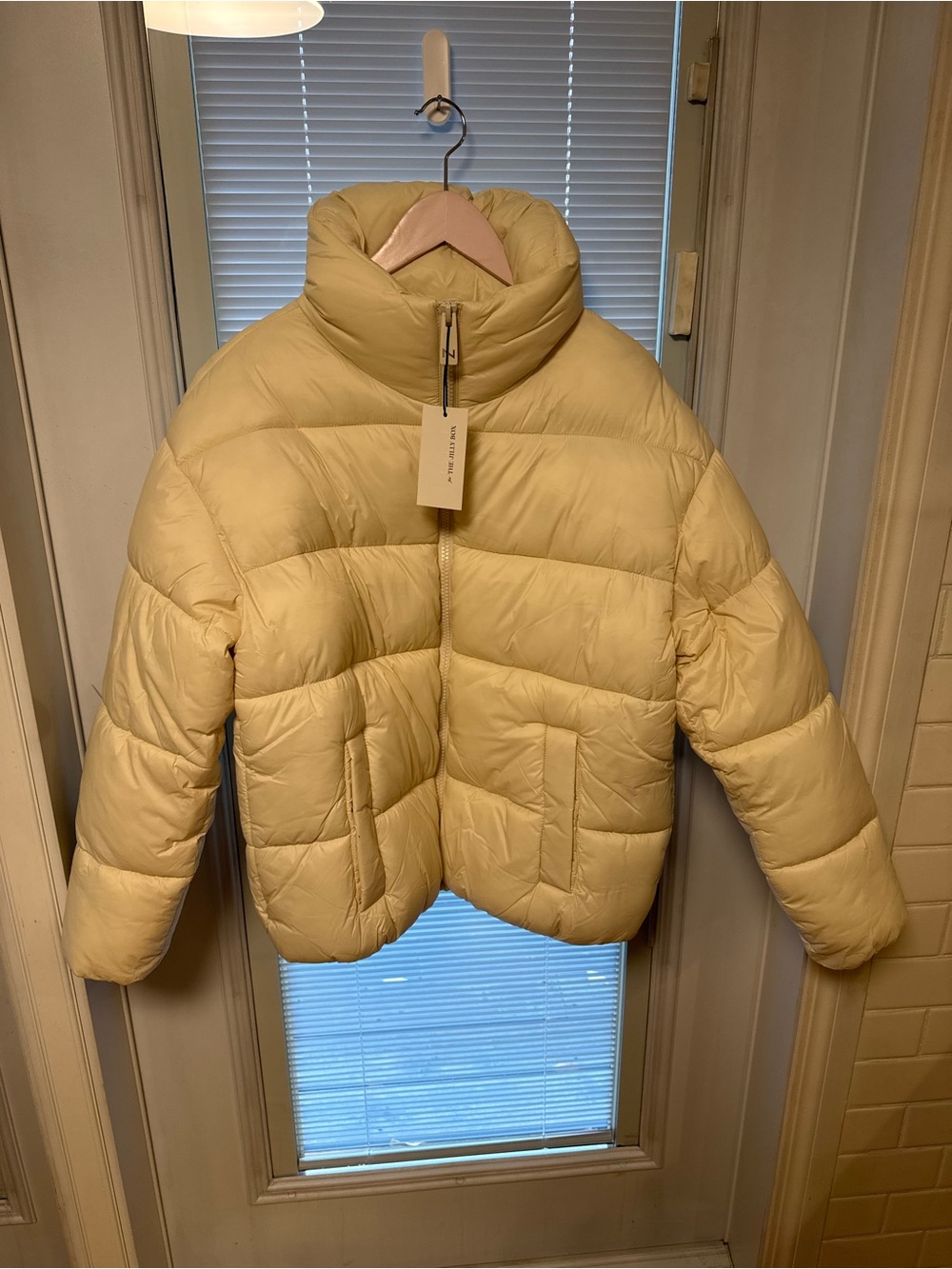 NOIZE Avalon Puffer Jacket in Oatmeal - Never worn